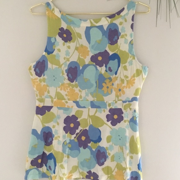 🌷Moth Anthropologie Sleeveless Floral Printed Top - Picture 5 of 7
